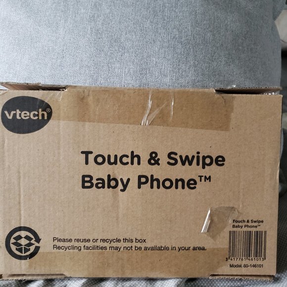 VTech Touch and Swipe Baby Phone, Orange - Picture 3 of 3
